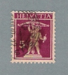 Stamps Switzerland -  Niño con arco