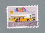 Stamps Switzerland -  Autobus