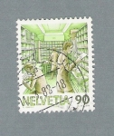 Stamps : Europe : Switzerland :  Carteros