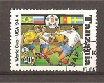 Stamps : Africa : Tanzania :  Mundial USA 94.