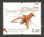 Stamps Croatia -  nephrops norvegicus, cigala