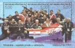 Sellos de Europa - Croacia -  Croacia, campeona del mundo de waterpolo, en Melbourne 2007