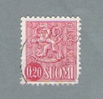 Stamps : Europe : Finland :  León