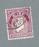 Stamps : Europe : Ireland :  Mapa de Irlada