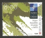 Stamps Croatia -  ingreso de Croacia en la OTAN