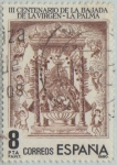 Stamps Spain -  300 aniversario de la baja de la virgen-La Palma-1980