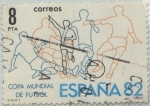Stamps Spain -  Campeonato mundial de futbol España-82
