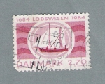 Stamps Denmark -  Barco