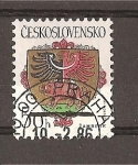 Sellos de Europa - Checoslovaquia -  Escudos.