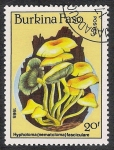 Stamps Burkina Faso -  SETAS-HONGOS: 1.121.012,00-Hypoloma fasciculare