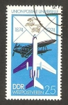 Stamps Germany -  centº del U.P.U., aviones