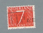 Sellos de Europa - Holanda -  7 cent