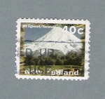 Stamps New Zealand -  Montaña Taranaki