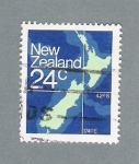 Sellos de Oceania - Nueva Zelanda -  Coordenadas