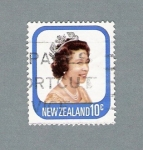 Stamps New Zealand -  Reina Isabel II
