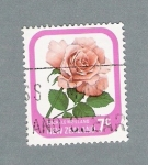 Stamps New Zealand -  rosa