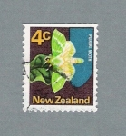 Stamps New Zealand -  Puriri Moth