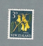 Stamps New Zealand -  Kowhai