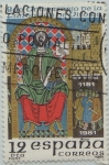 Stamps Spain -  800 aniversario fundacion de Vitroria-1981
