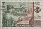 Stamps Spain -  Museo postal-Telegrafista-1981