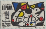 Stamps Spain -  homenaje a Pablo Ruiz Picasso-1981