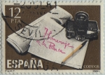 Stamps : Europe : Spain :  homenaje a la prensa-1981