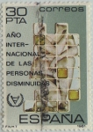 Stamps Spain -  Año internacional de las personas disminuidas-1981