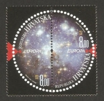Stamps Croatia -  Europa, astronomía