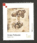 Stamps Croatia -  cuadro moderno croata, de ordan petlevski