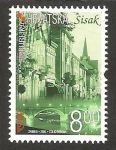 Stamps : Europe : Croatia :  vista de Sisak