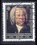 Stamps : Europe : Germany :  300 Aniversario del nacimiento de Bach.