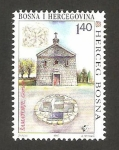 Sellos de Europa - Bosnia Herzegovina -  iglesia de samatorje