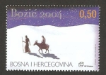 Sellos de Europa - Bosnia Herzegovina -  navidad 2004, la huida a Egipto