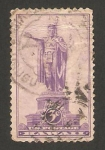 Stamps United States -  estatua en hawaii