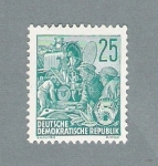 Stamps : Europe : Germany :  Obreros