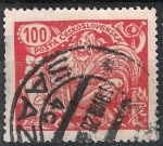 Stamps Czechoslovakia -  Alegoría.
