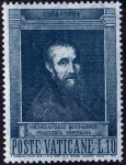 Stamps : Europe : Vatican_City :  MICHELANGELO BUONARROTI