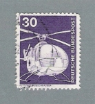 Stamps Germany -  Helicoptero