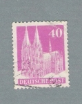 Sellos de Europa - Alemania -  Catedral morado