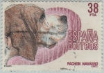 Stamps Spain -  Perros de raza española-pachon navarro-1983