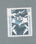 Stamps Germany -  Flughafen frankfurt