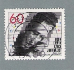 Stamps : Europe : Germany :  Egon Erwin Kisch Journalist