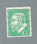 Stamps Germany -  Oskar Miller 1855-1955
