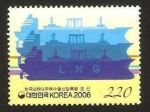 Stamps Asia - South Korea -  barco LNG