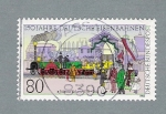 Stamps Germany -  Jahre deutsche Eisenbahnen