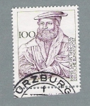 Stamps Germany -  Hans Sachs 1494-1576