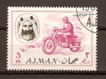 Sellos del Mundo : Asia : Emiratos_�rabes_Unidos : MOTOCICLETA