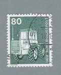 Stamps Germany -  Tractor
