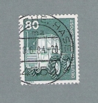 Stamps Germany -  Tractor (repetido)