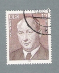 Stamps Germany -  Max Fechner